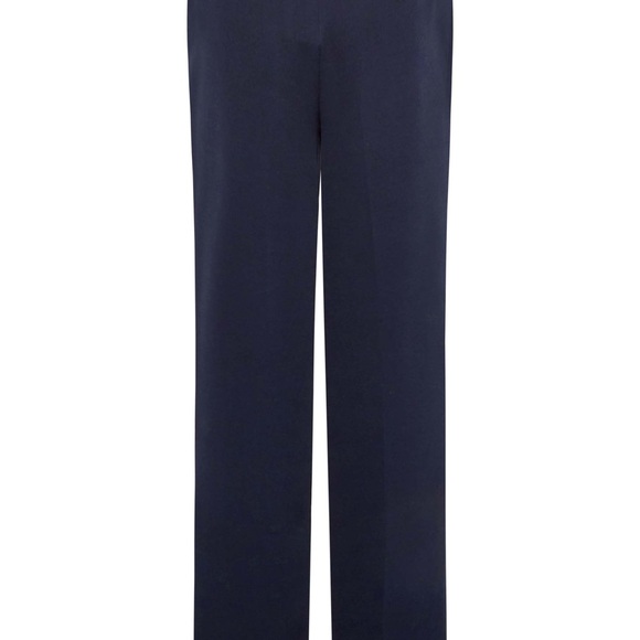Long tall sally navy split hem wide leg trousers - Picture 5 of 8